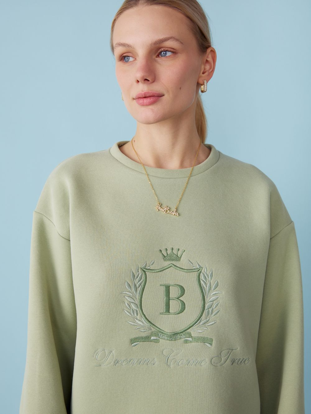 СВИТШОТ MAKE A WISH PISTACHIO