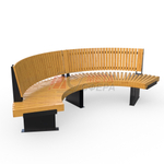 Скамейка Rail Road 03 внутренний радиус