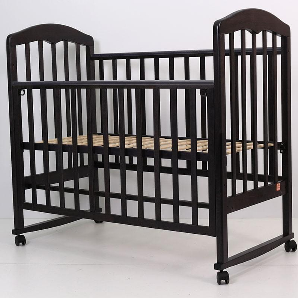 Кроватка детская Топотушки Сильвия 2 качалка, Венге