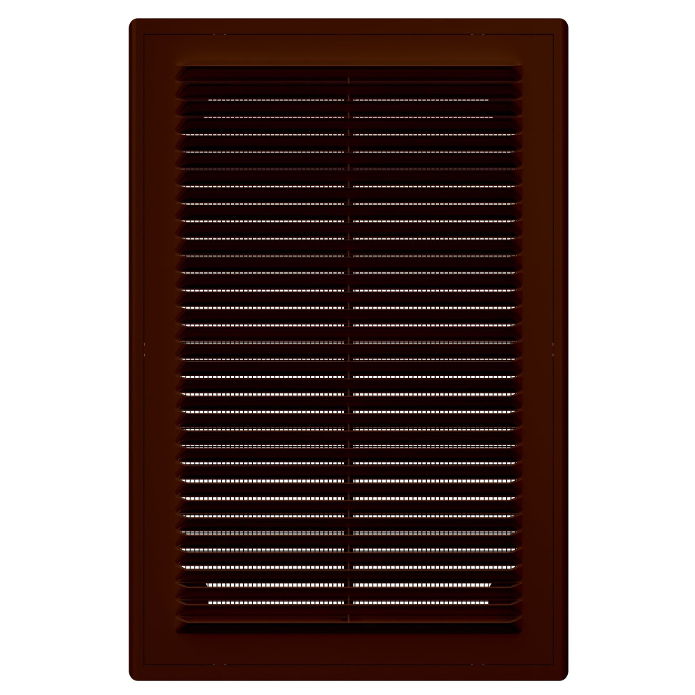 Решетка вентиляционная Р сетка разъемная 200х300 пластик Brown ERA