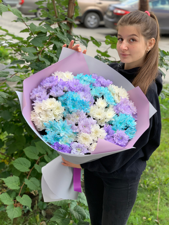 Букет хризантем Гигант XS