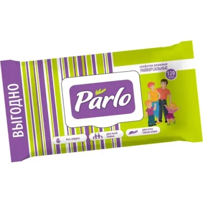 Влажные салфетки универсальные для всей семьи с крышкой 120шт