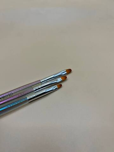 Набор кистей для геля 3 шт