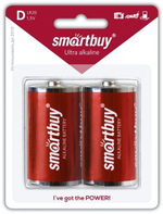 Элемент питания Smartbuy LR20 BL/2