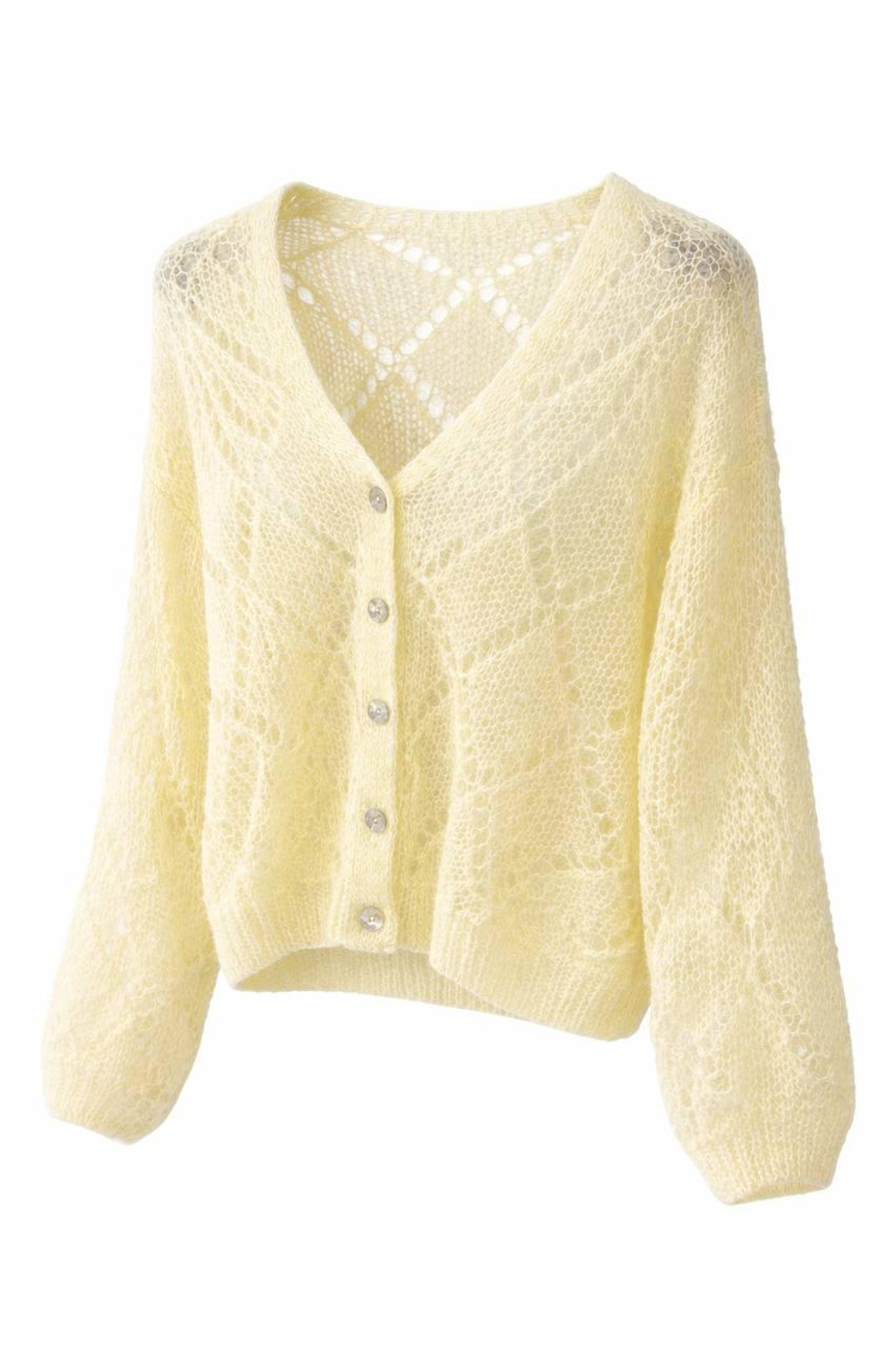 MOHAIR кофта -  желтый