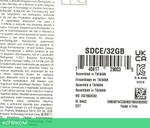 Карта памяти Kingston microSDHC 32GB (SDCE/32GB)
