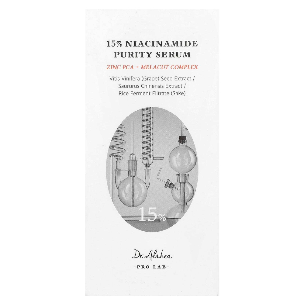 Dr. Althea, Сыворотка с 15% ниацинамидом, 30 мл (1,01 жидк. Унции)