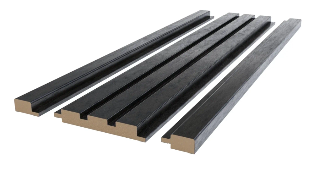 Финишная планка Лофт Черный, 2800*35*16