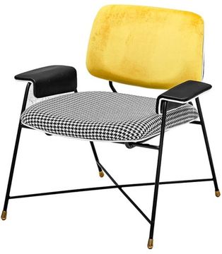 Кресло Bauhaus металл, ткань, велюр