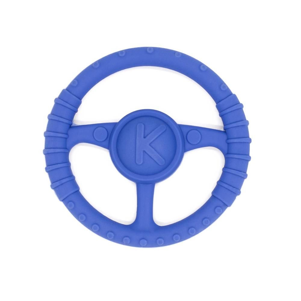 Массажер силиконовый "Руль" синий (КНОПА) Массажер силиконовый "Руль" синий (КНОПА)