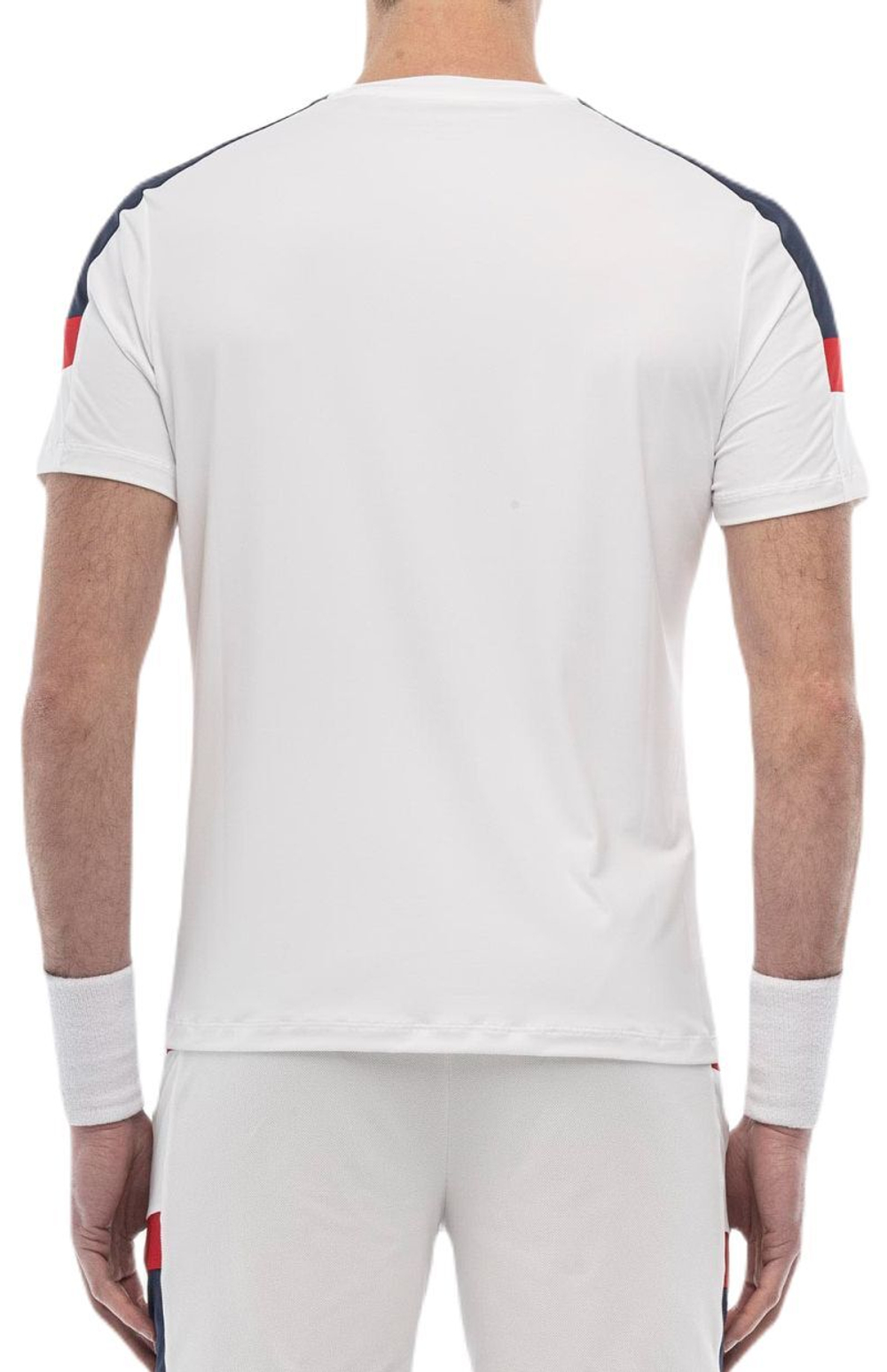 Мужская теннисная футболка Hydrogen Heritage Tech - белый