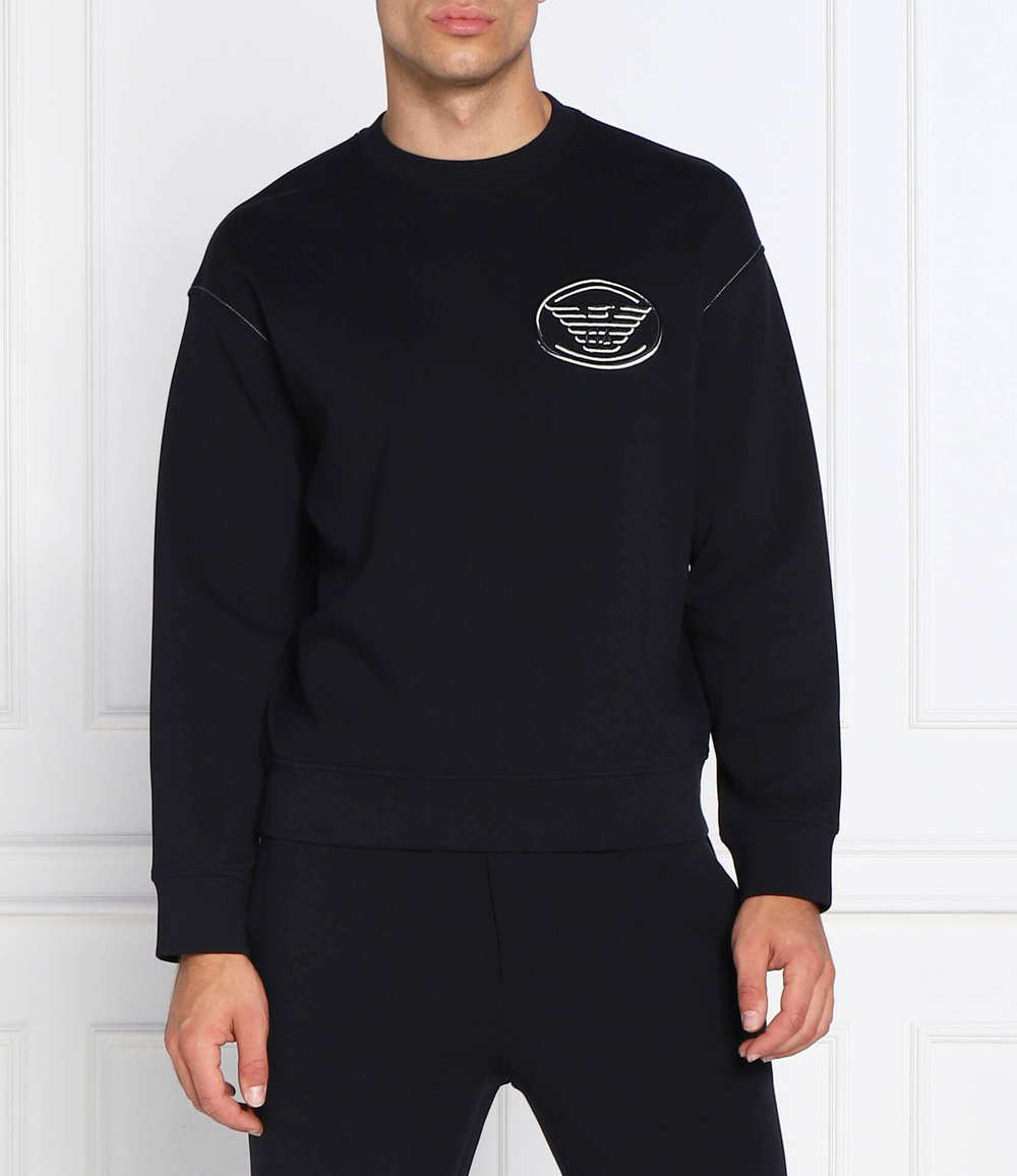 Худи Emporio Armani - темно-синий(6L1M82 1JHSZ)