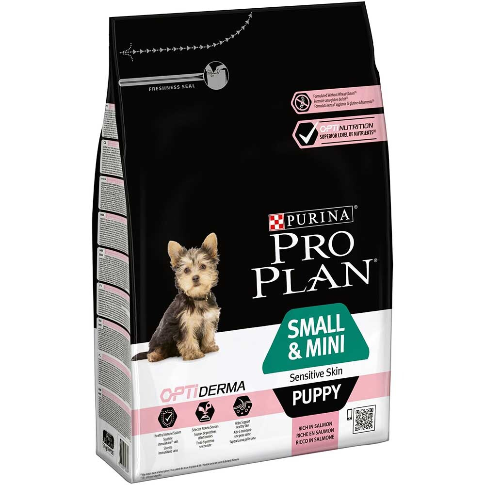 Pro Plan Puppy Small&Mini Salmon - сухой корм для щенков мелких и карликовых пород (лосось/рис)