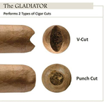 Гильотина Aficionado GLDTR RD Gladiator V-Cut & Punch Black