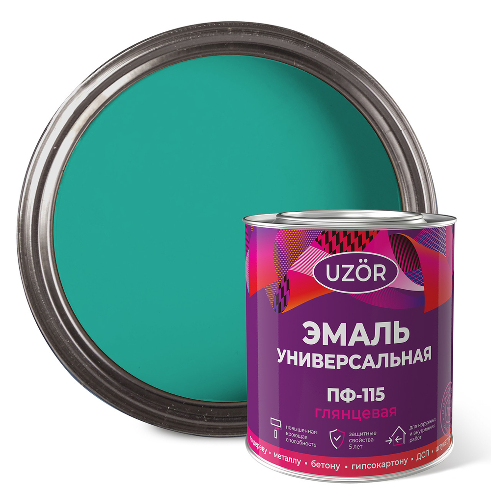 УЗОР  Эмаль ПФ-115 Фисташковая 2,7кг ГОСТ 6465-76 (Сайвер)