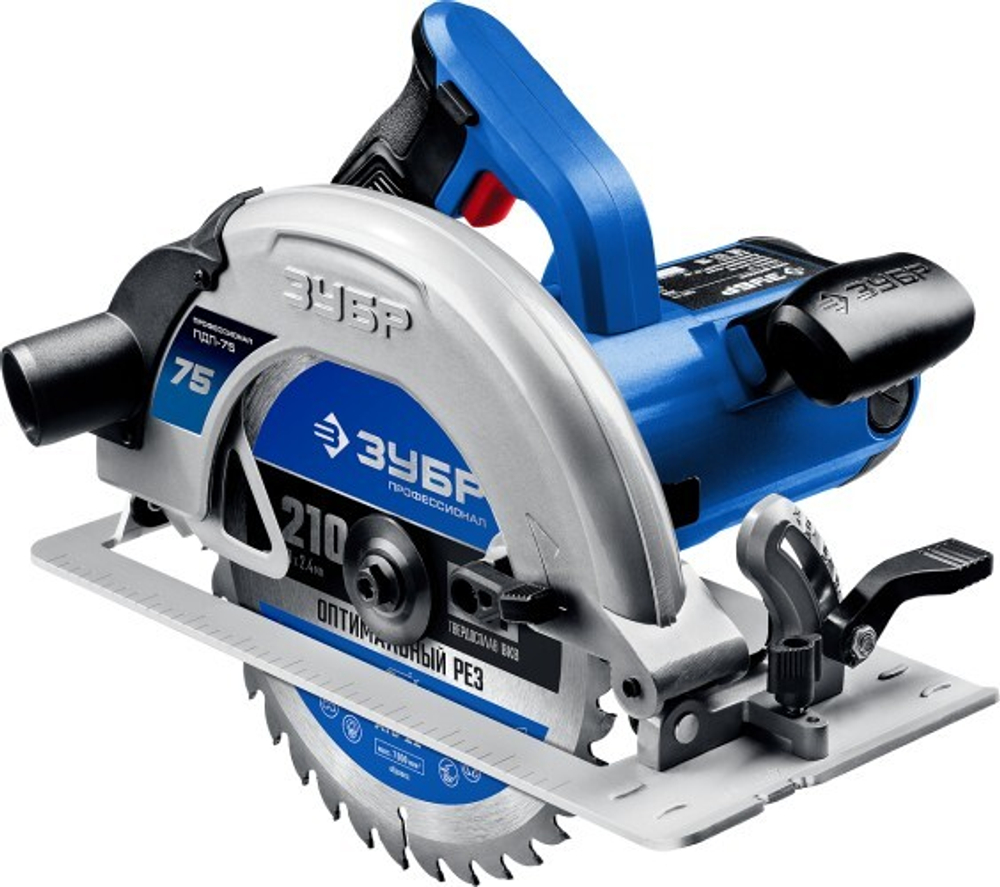 Пила циркулярная сетевая ЗУБР ПДП-75 Профессионал