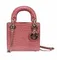 Сумка Dior Lady Dior, модель мини-формата розовый
