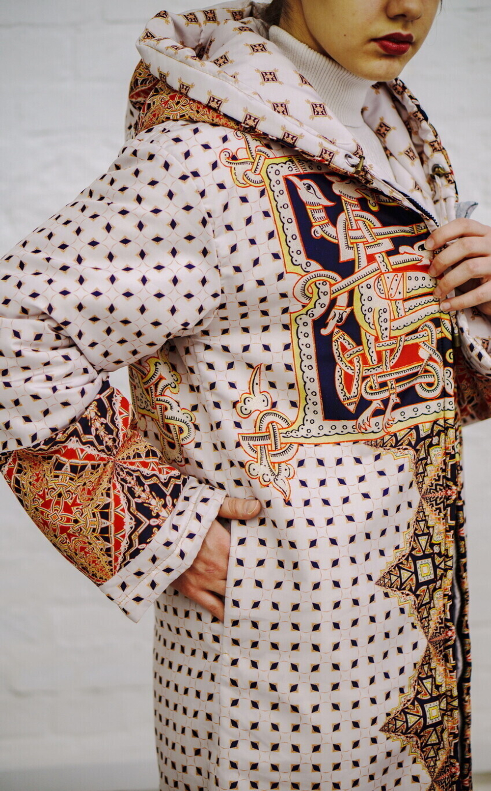 Двустороннее пальто-парка "Новгородский трофей 2"