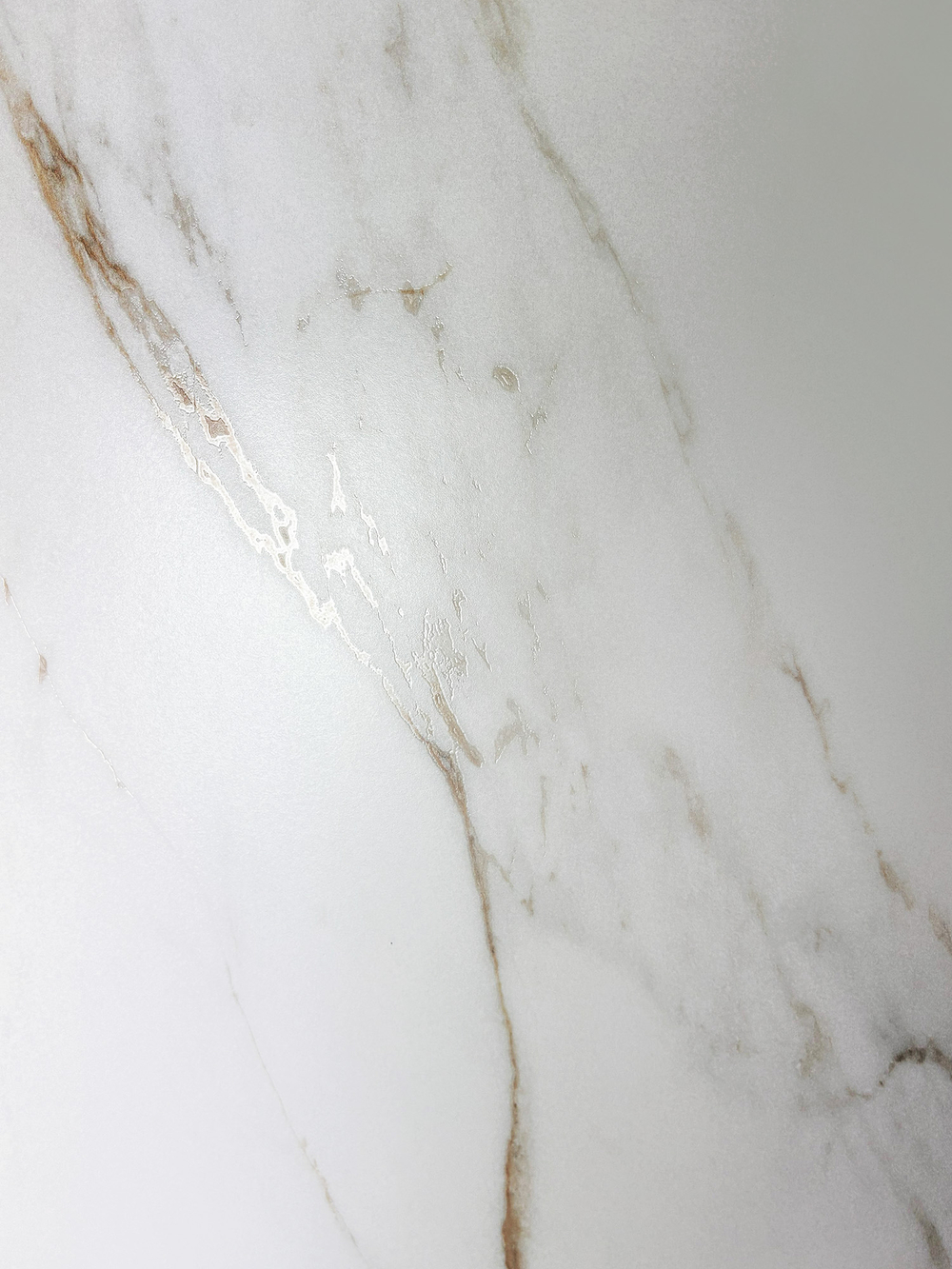 Керамогранит, Creanza, ENFOLD STATUARIO, 1600x800 мм, матовая с глянцевым эффектом