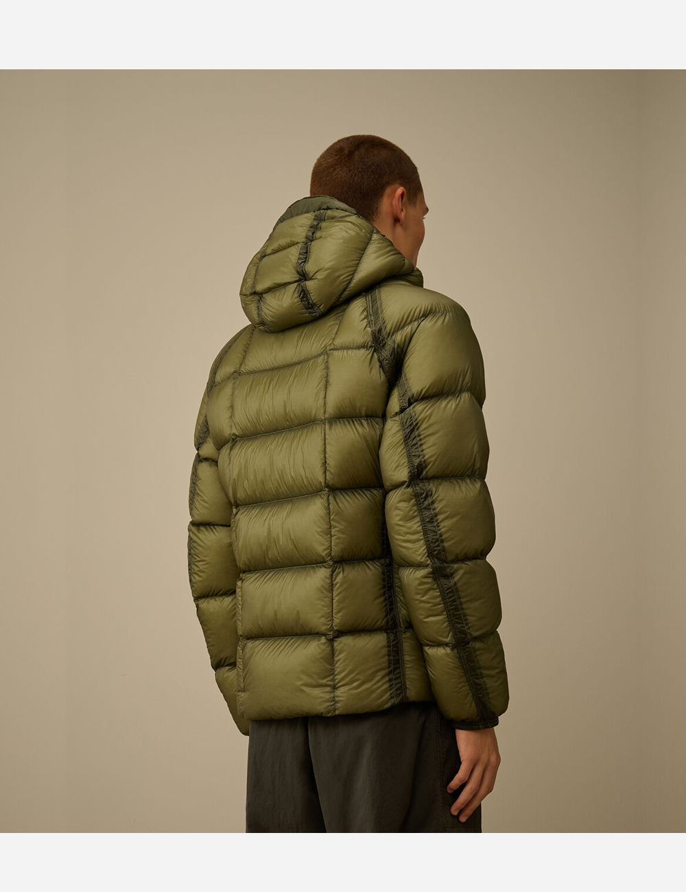 C.P. Company Shell Down Puffer Jacket "Green Banana" (19CMOW702A110416A612)