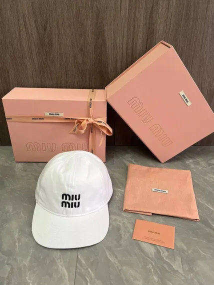 Бейсболка MIU MIU джинсовая