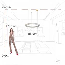 Подвесной светильник Loft it Oslo 10407/1000