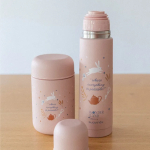 Термос для детского питания Suavinex Wonderland 400 мл розовый