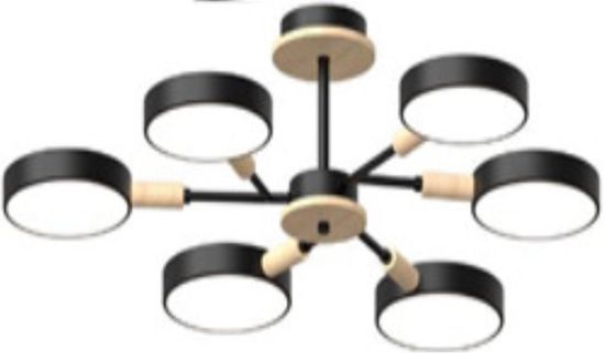 Потолочный cветильник LED4U L3218-740 BK