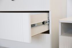 Комод "Ева"(Белое дерево/Белый матовый)