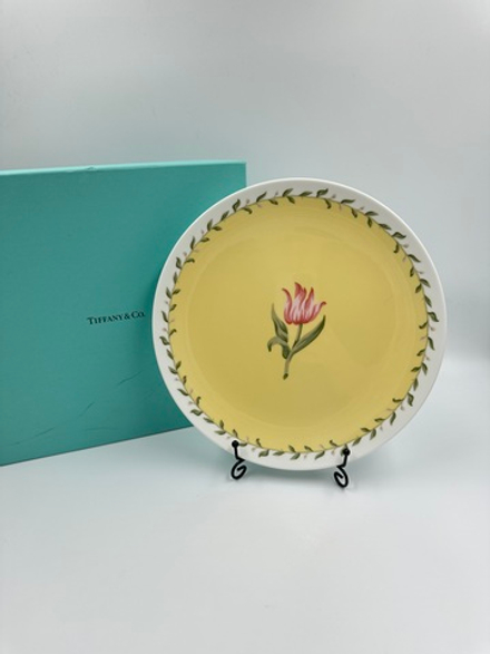 Тарелка 24см Tiffany & Co, Pink Tulip