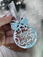 Новогодняя елочная игрушка Шар