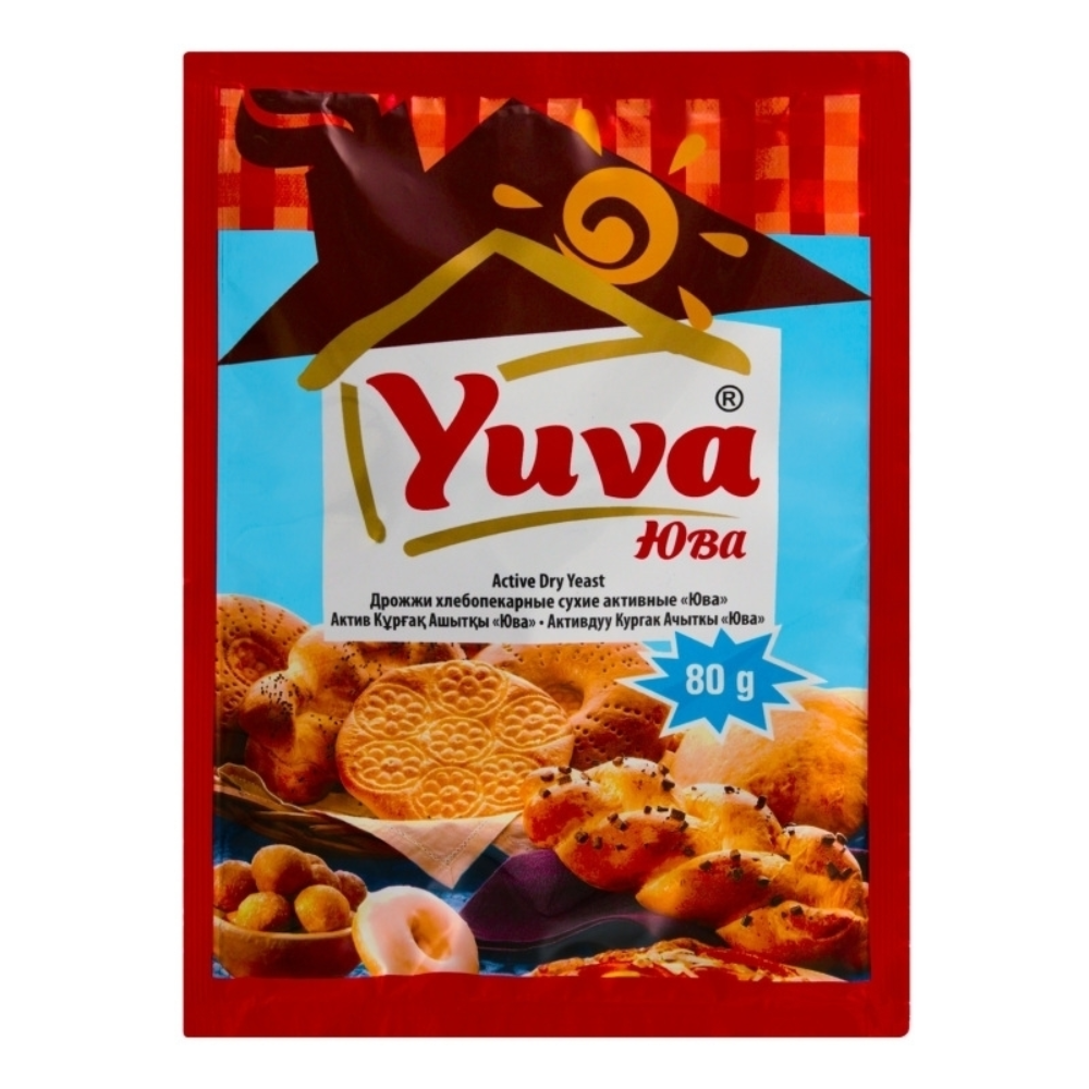 Дрожжи Yuva активные 80 гр