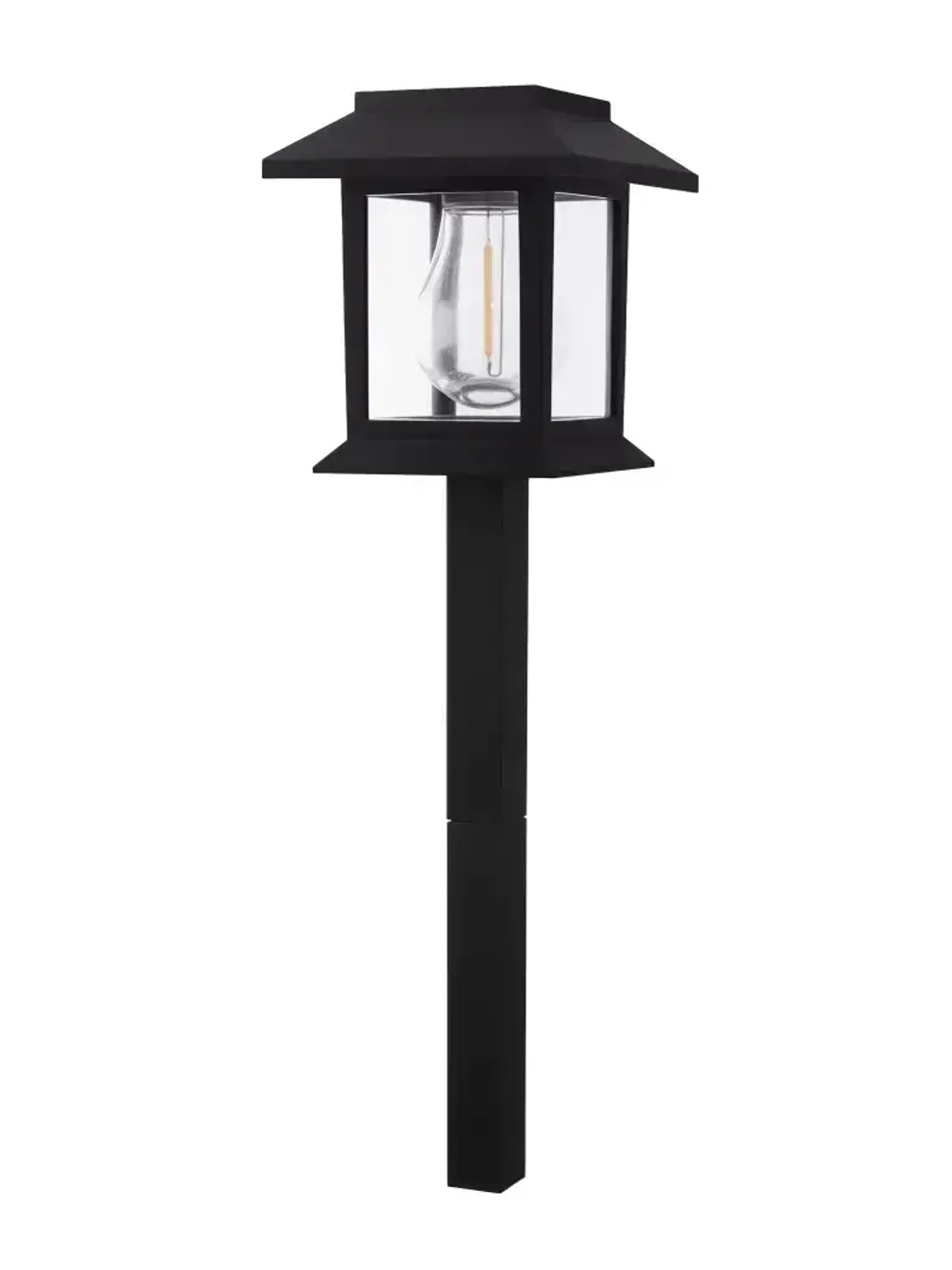 Фонарь уличный светильник на солнечной батарее садовый ЕВРОГАРАНТ 1штука 40см