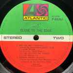 Yes ‎– Close To The Edge (Япония 1979г.)