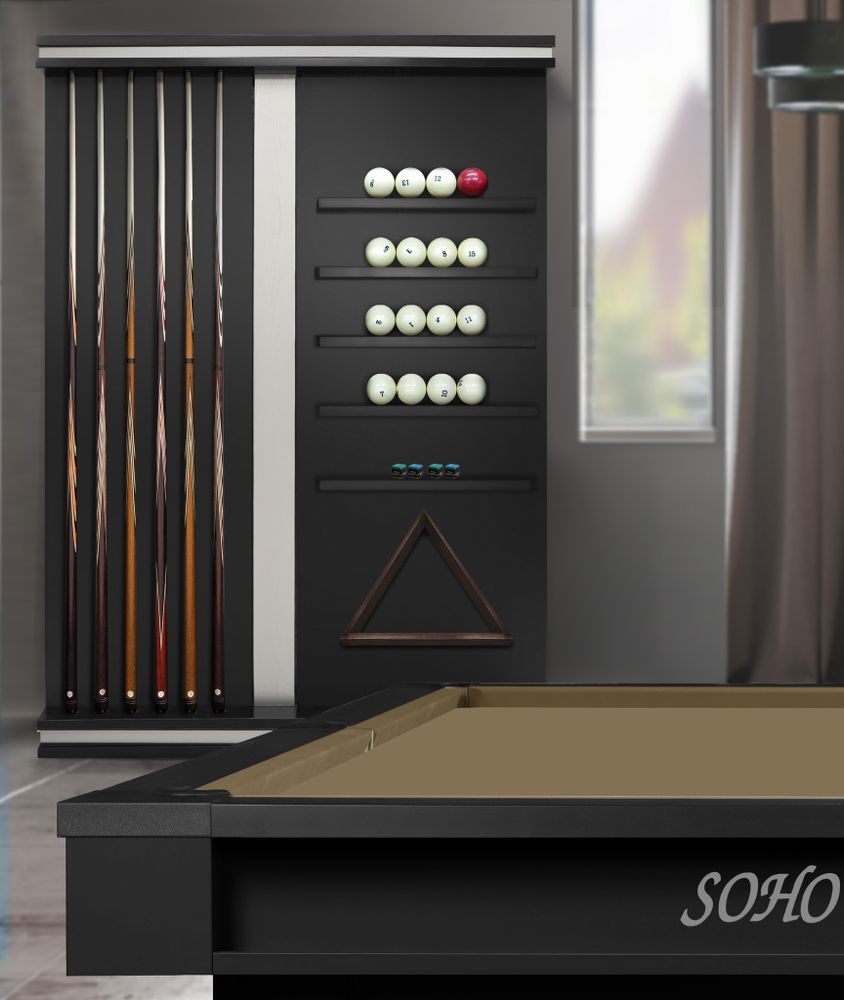 Киевница SOHO мдф/сосна (SOHO-BLACK,Manchester 45 Yellow green ш1,98м)