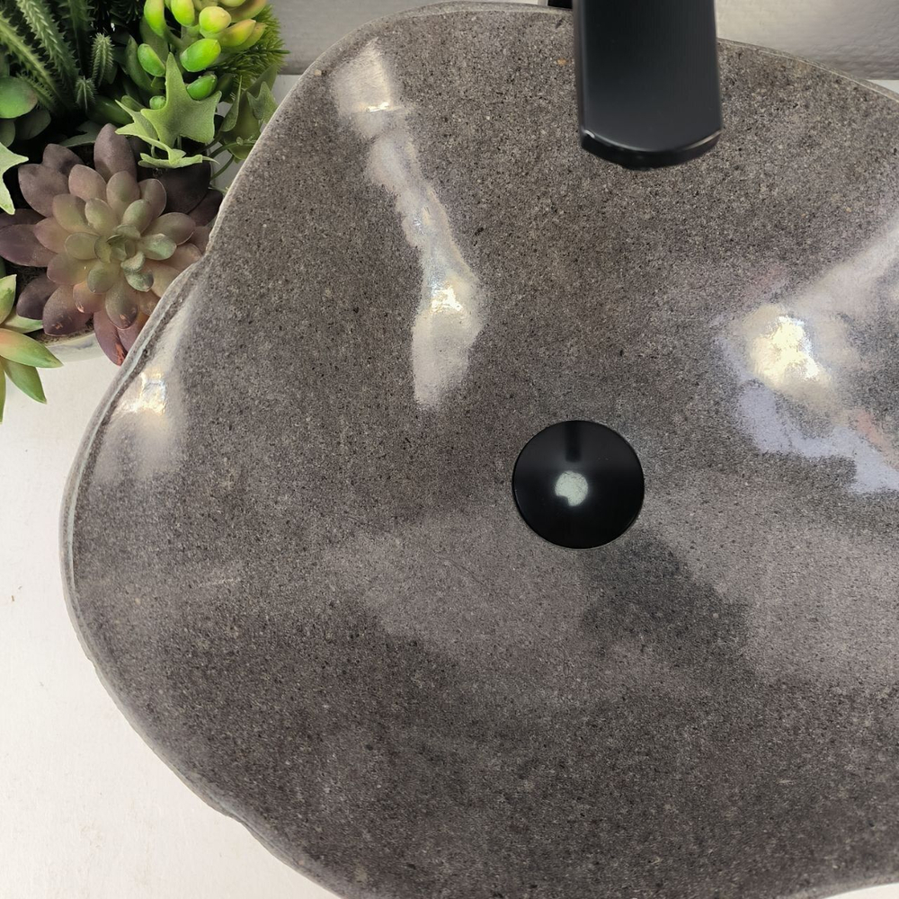 Каменная раковина из речного камня RS-04991 (40*36*15) 0860 из натурального камня