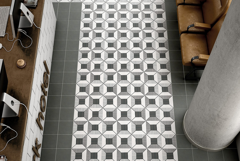 Equipe Caprice Deco Block B&W 20x20