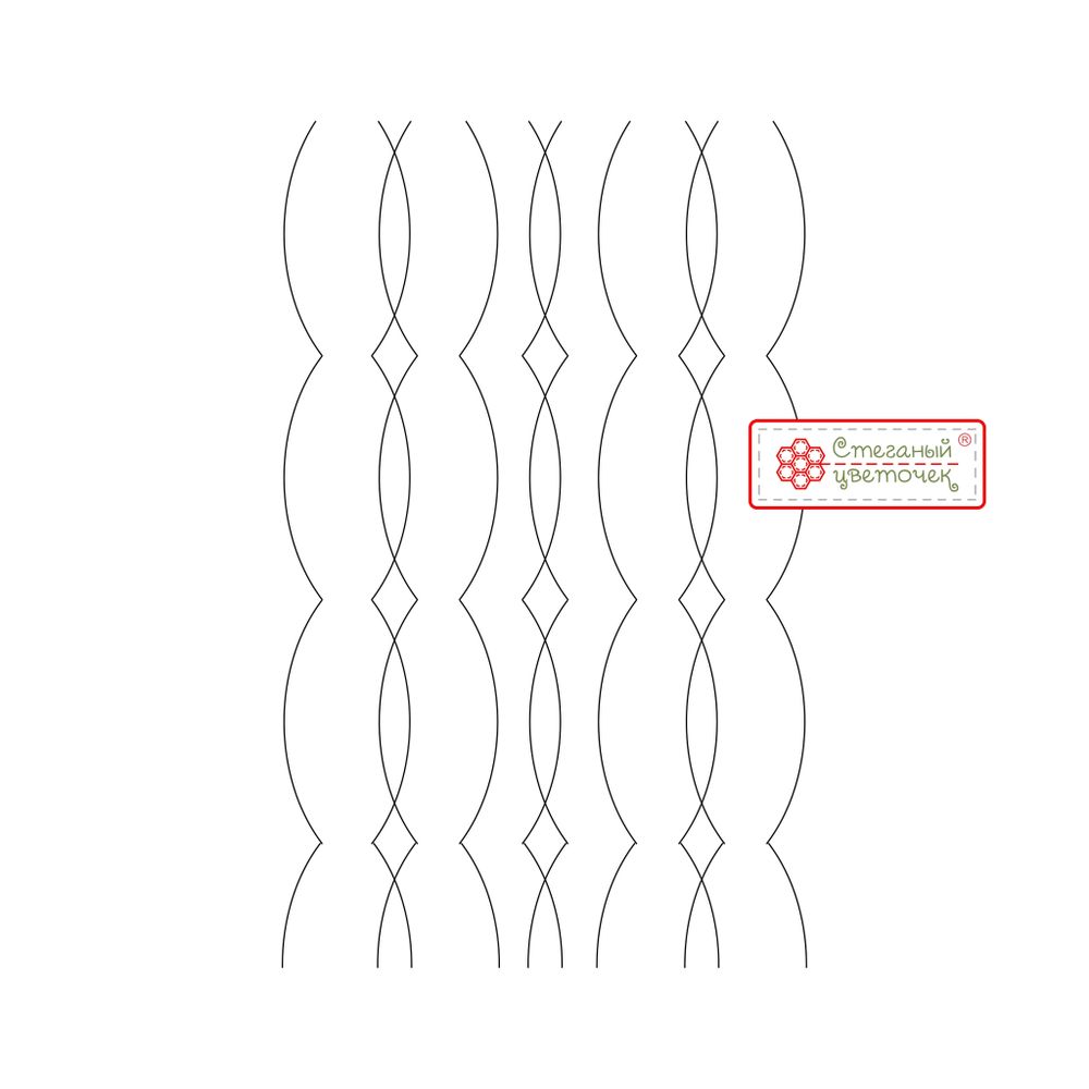 Линейка для стежки №20, 6мм (aрт. Z20)