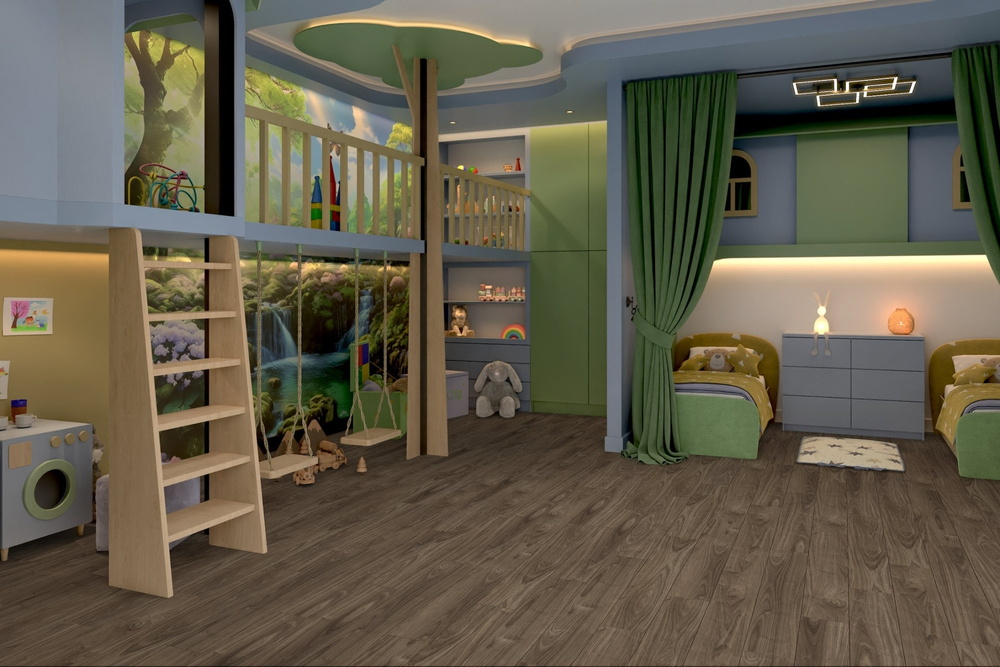 Кварц-винил SPC Damy Floor Family SPC 0,75мм 4,2 мм ДУБ ЗОЛОТОЙ 2.635 м2