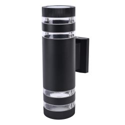 UUL-S20A 2x60W-E27 IP65 BLACK Светильник уличный. под две лампы Е27. Архитектурный накладной. Корпус черный. TM Uniel