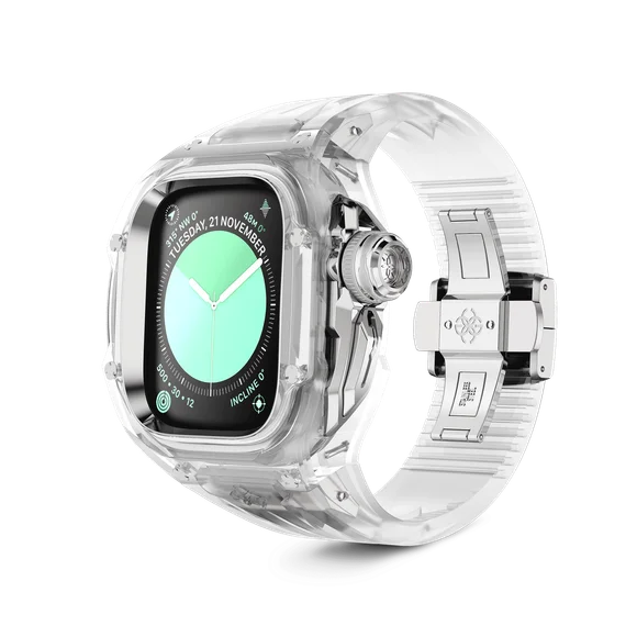 Корпус для Apple Watch - RSTRIII49 - CRYSTAL STEEL