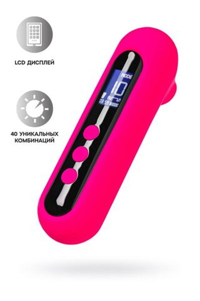 Ярко-розовый вакуум-волновой стимулятор Molette (Цвет: ярко-розовый)