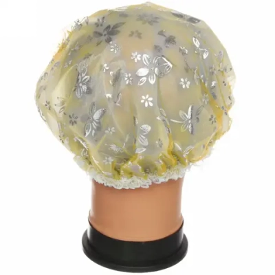 Шапочка для душа «Ультрамарин - Адель» текстиль, микс 3 цвета, d-25см