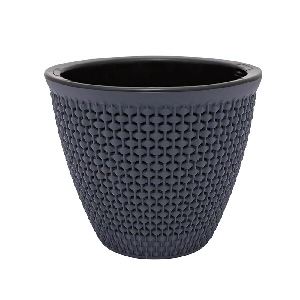 Кашпо "Ротанг" (3л.) Цв. Антрацит