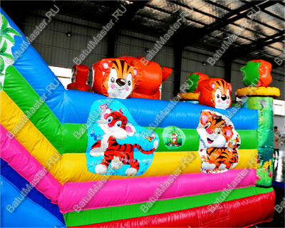 Коммерческий надувной батут "Тигриная страна мини"