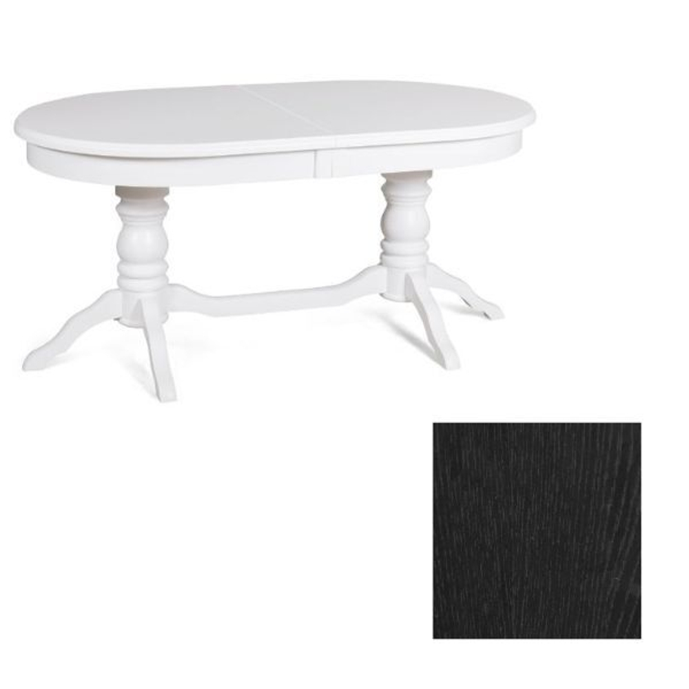 Обеденный стол Зевс 160(220)х95 (черный)