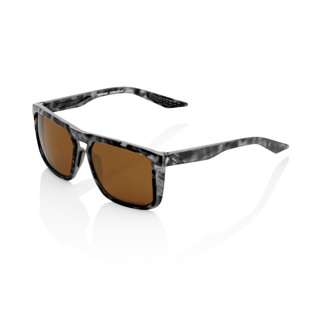 Спортивные очки 100% RENSHAW - Matte Black Havana - Bronze Lens - OS