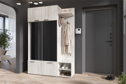 Прихожая Стелла, Дуб Крафт Белый