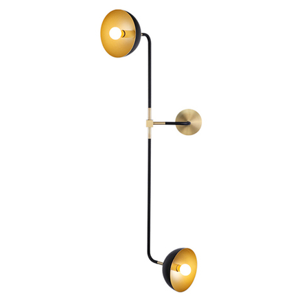 Wall design lamp  Beaubien Double Shade by Lambert & Fils