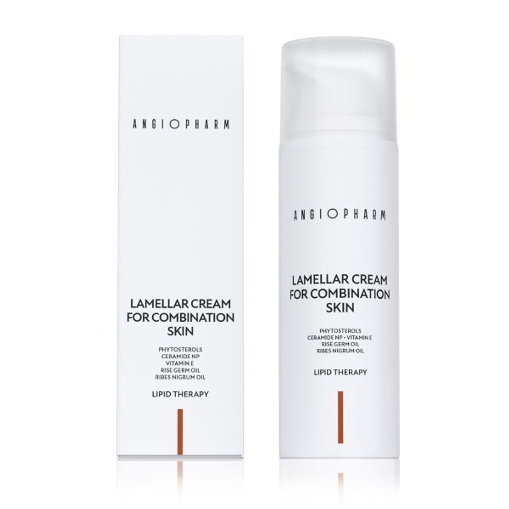 ANGIOPHARM ЛАМЕЛЛЯРНЫЙ КРЕМ ДЛЯ КОМБИНИРОВАННОЙ КОЖИ, 50 Мл | LAMELLAR CREAM FOR COMBINATION SKIN